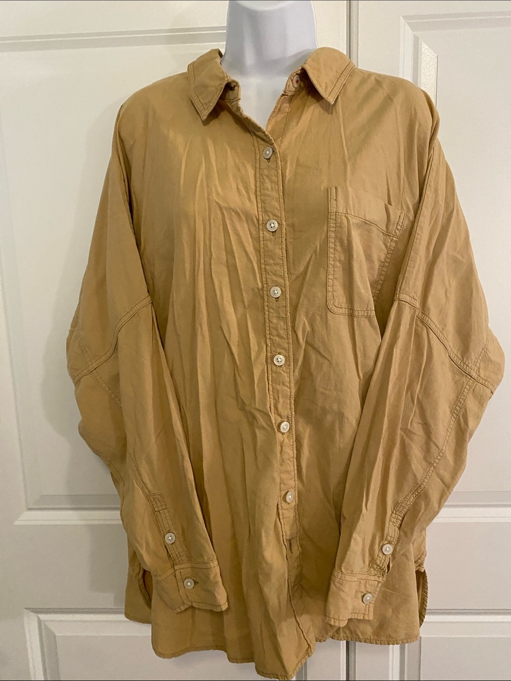 American Eagle Outfitters Oversized Button-Down Shirt